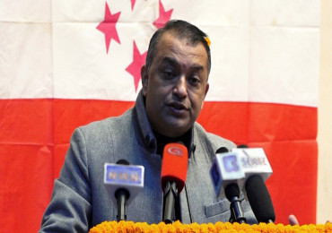 गगन थापा भन्छन्,‘छिट्टै नयाँ सरकार बन्छ’